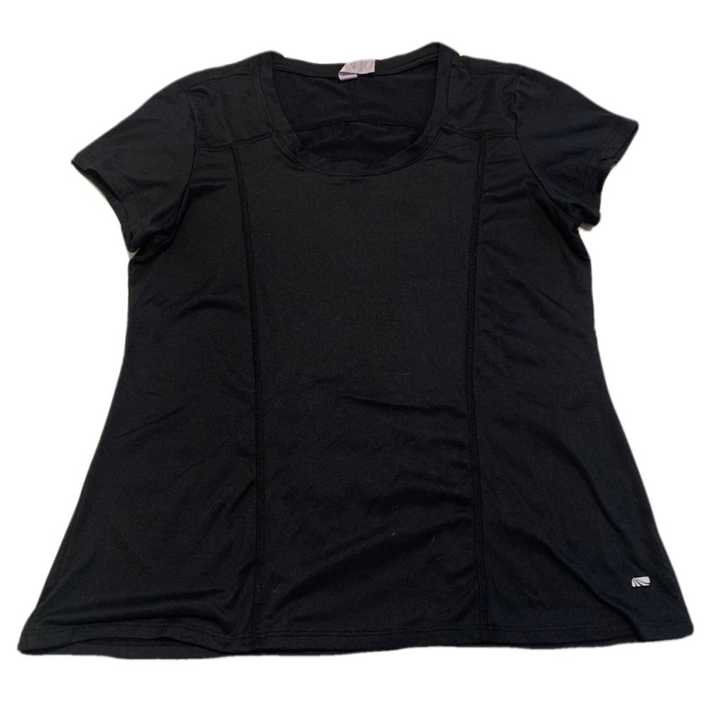 💜 Marika Black Activewear Top - Size S | Designed in LA